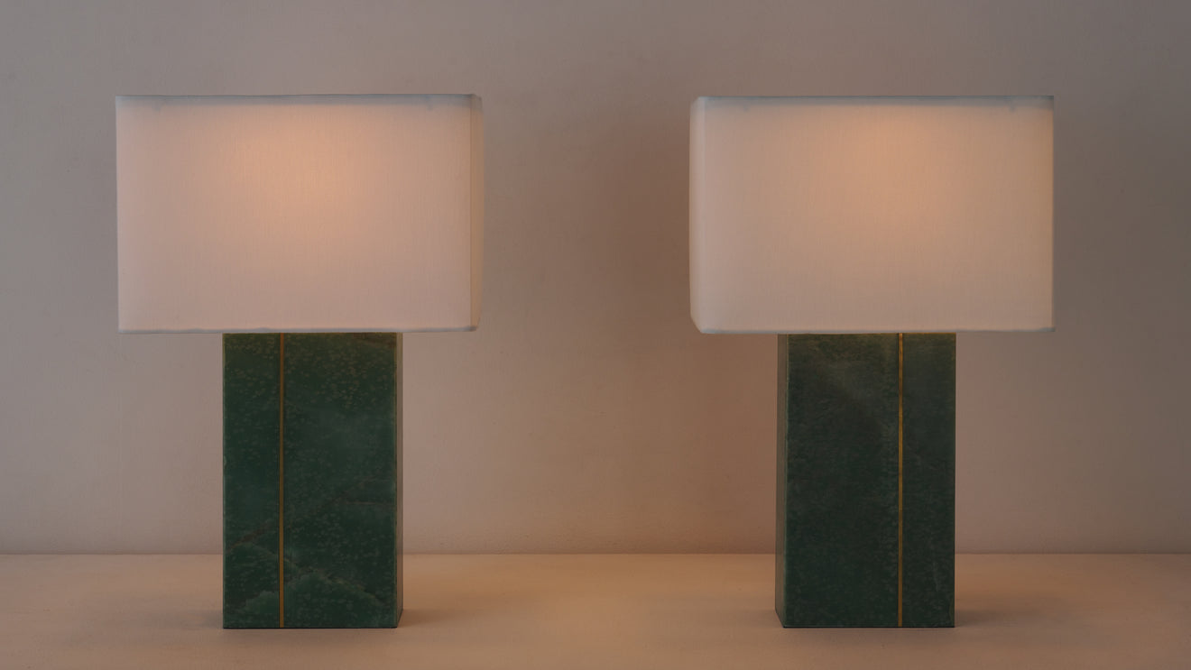 Pietra Verde Lamps by Homework Collective